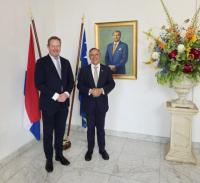 Governor and Dutch Justice Minister Discuss Shared Security Challenges