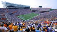 UF signs deal including cryptocurrency logos in The Swamp