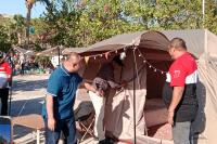 Indonesia set up beach camping for fans ahead of Mandalika MotoGP