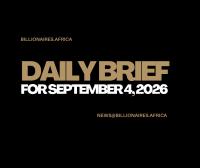 African Wealth Briefing — Fri., Sept. 4, 2026