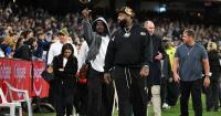 San Francisco 49ers arrive in Melbourne for NFL game