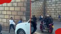 Police clarify viral video of woman being robbed at Globe Roundabout: “It’s old”
