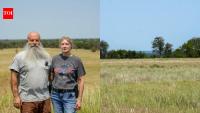 In Oklahoma, a veteran spent 5 years fighting back invasive cedars on his 400-acre ranch; now native grasses are returning and water is flowing into newly reappearing streams