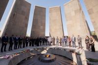 Diaspora Youth Ambassadors Visit Armenian Genocide Museum-Institute, Yerablur and Matenadaran
