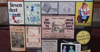 Luxembourg language exhibit on display