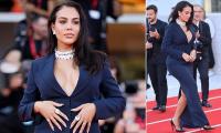 Georgina Rodriguez removes her $3million engagement ring from Ronaldo to show off huge Chopard diamond jewellery at Venice Film Festival premiere