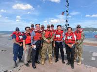 U.S. Coast Guard participates in Combined Joint Logistics Over-the-Shore training exercise with the Republic of Korea
