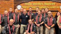 Boots on the ground as first Australian rescue team arrives in Nepal