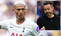 Roberto De Zerbi hits out at Richarlison for his Tottenham exile as he blames Brazilian for transfer saga with wantaway star pushing for a move to Turkey