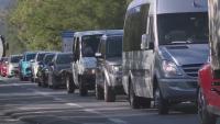 Heavy Traffic and Tailbacks on the Road to Greece Ahead of Holiday Weekend