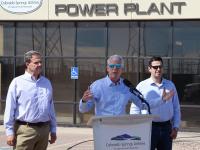 Secretary of Energy, congressmen push for reliable power over renewable outside CSU coal power plant