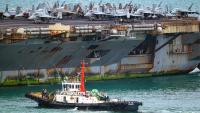 USS Abraham Lincoln Is Getting A Badly Needed Scrubbing While In Thailand