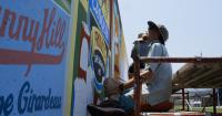 Local Artists Paint New Murals on Cape Girardeau's Floodwall