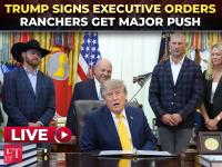LIVE | Trump signs new executive orders in major move for U.S ranchers amid farm crisis