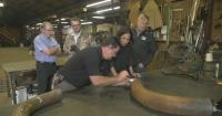 MN Governor Candidate Lisa Demuth tours small businesses that supports mining