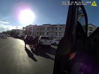 Bodycam video shows Las Vegas arrest of masked suspect wanted in Philadelphia