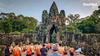 Angkor Wat marathon: 6,500 runners race through Cambodia’s ancient Khmer empire