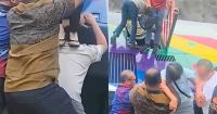 'Human ladder': Passengers pull each other to safety after Singapore-bound bus overturns in Malaysia