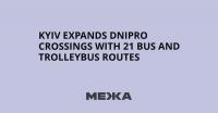 Kyiv expands Dnipro crossings with 21 bus and trolleybus routes