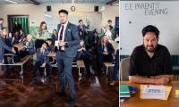Educating Yorkshire's headteacher Matthew Burton reveals he was originally destined to be a grave digger as filming for second series of rebooted Channel 4 show gets underway