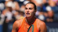 Aryna Sabalenka stops US Open tennis match to complain about fan smoking cannabis