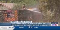 East Texas crews, first responders adjust routines as temperatures soar