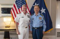 Chinese military commander overseeing Taiwan operations meets U.S. PACOM chief