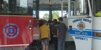 Rutherford High School students get hands-on look at firefighting careers