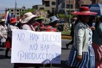 Bolivia farmers return to streets over diesel price hike