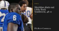 Sheridan shuts out Little Rock Southwest, 48-0