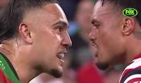 Tongan-heritage star Koloamatangi at centre of fiery clash as Leniu ignores referee six times