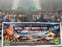 Darjeeling Tibetan Community Holds Prayer Service for Victims of Nepal–Tibet Border Flood Disaster