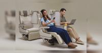 Emirates unveils electric Premium Economy seat with full-height privacy screen