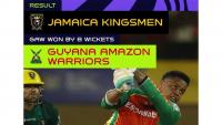 CPL: Gurbaz, Dindyal power Guyana to 8-wicket win over Jamaica