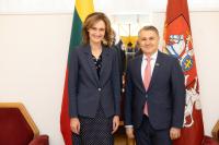 Ambassador Margaryan and Deputy Speaker of Lithuanian Seimas discussed issues related to activation of inter-parliamentary cooperation