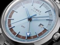 Timex's new ice-blue Marlin is an affordable full metal GMT with slick blue accents