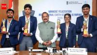 India wins 9 medals at IESO 2026; Jitendra Singh felicitates young Earth science champions