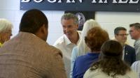 California Governor Gavin Newsom rallies local Democrats ahead of midterm elections
