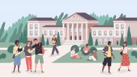 How the design of a university campus contributes to student wellbeing