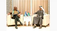 Shakhboot bin Nahyan meets Minister of Foreign Affairs of Lesotho