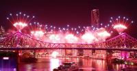 Fireworks spectacular lights Australia's Olympic city