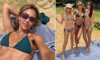 Jessica Alba, 45, flaunts her fit physique in tiny crochet bikini amid Italian getaway with younger boyfriend Danny Ramirez, 33