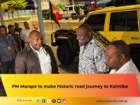 PM Marape to make historic road journey to Kaintiba