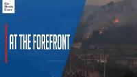 Watch: Wildfire spreads near homes in Albania as crews battle blaze