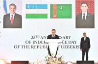A Solemn Reception in Ashgabat: The 35th Anniversary of Independence of Uzbekistan was Celebrated at Tashkent Park