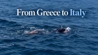 Greek Swimmer First Person to Swim from Greece to Italy (video)
