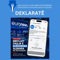 UGSH reacts to Euronews Albania’s Instagram account: Transparency sought over closure of Albanian accounts