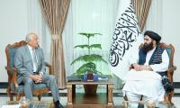 Muttaqi and Khalilzad discuss expanding Afghanistan-US relations