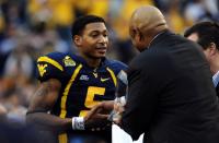 Pat White’s No. 5 jersey retired by West Virginia