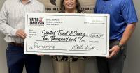 Wayne-Sanderson Farms donates $10K to United Fund of Surry